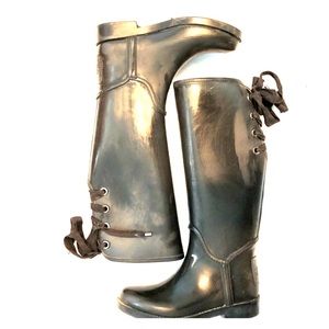 Coach tall rain boots